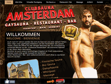 Tablet Screenshot of amsterdam-clubsauna.de